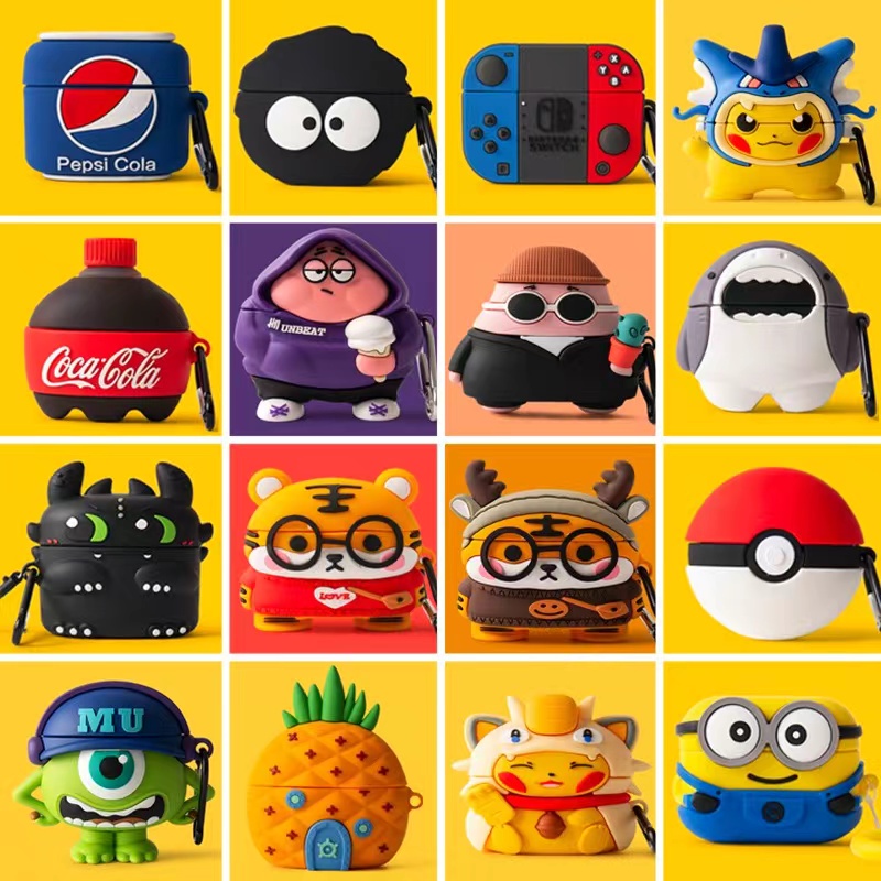 OPPO Enco Buds 2 case Vỏ Bảo Vệ Hộp Sạc Tai Nghe OPPO Enco Buds 2 Mềm Họa Tiết Hoạt Hình Kaai briquettes & Shiba Inu