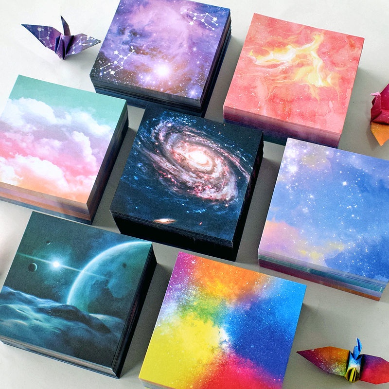 15cm 200 Giấy Xếp Hình origami Nhiều Màu Sắc