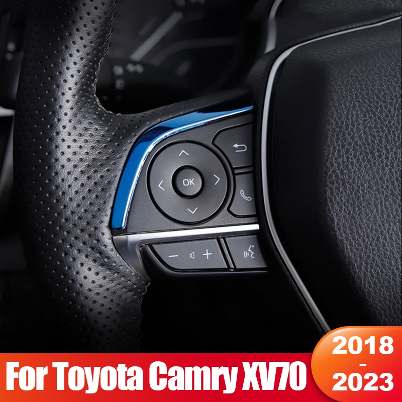 Khung Dán Nút Điều Khiển Loa Bluetooth Đa Năng Cho Xe Hơi Toyota Camry 70 XV70 2018 2019 2020 2021 2022 2023