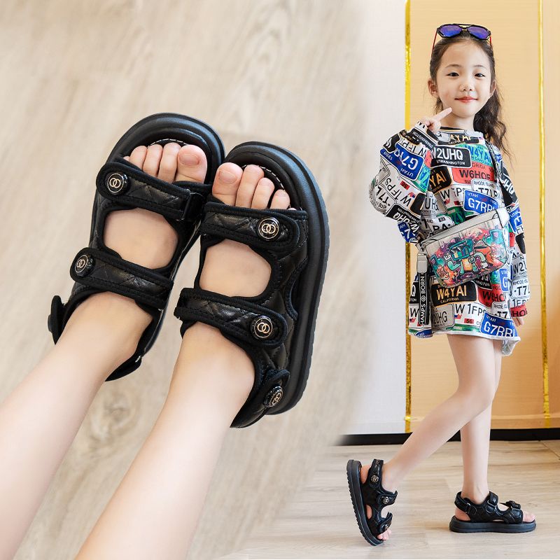 Giày Sandal Công Chúa Đế Mềm Thời Trang Mùa Hè 2023 Dành Cho Bé Gái
