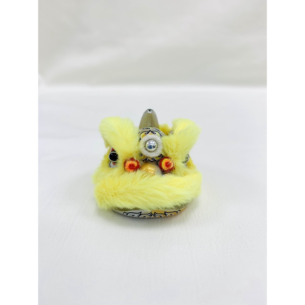 毛毛-将军黄 Móc Khóa Resin Hình Sư Tử Nhảy Múa Thời Trang