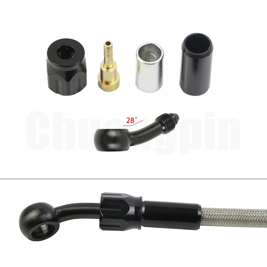 Ống Dẫn Dầu Phanh Ly Hợp Bằng Nhôm AN3 Dành Cho Xe Mô Tô Địa Hình ATV