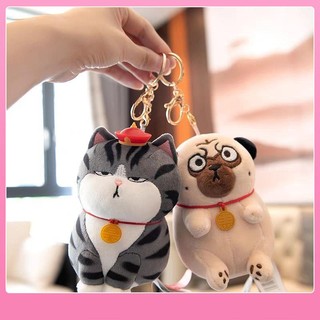 Thú nhồi bông hình chó mèo đang ngủ màu đen đáng yêu