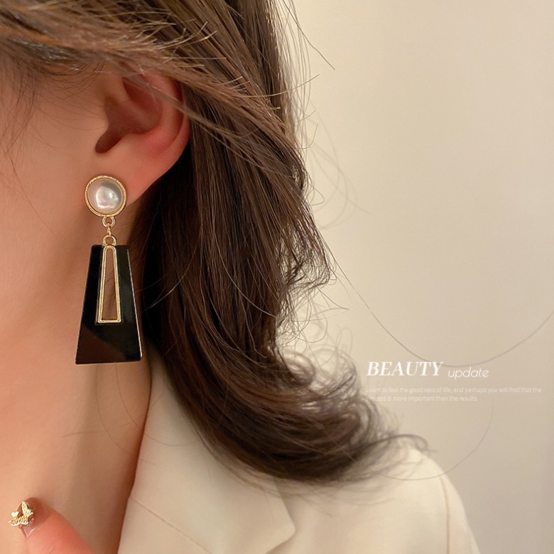 Bông Tai Hình Học Bằng Acrylic Thời Trang Sang Trọng Cho Nữ / Khuyên Tai