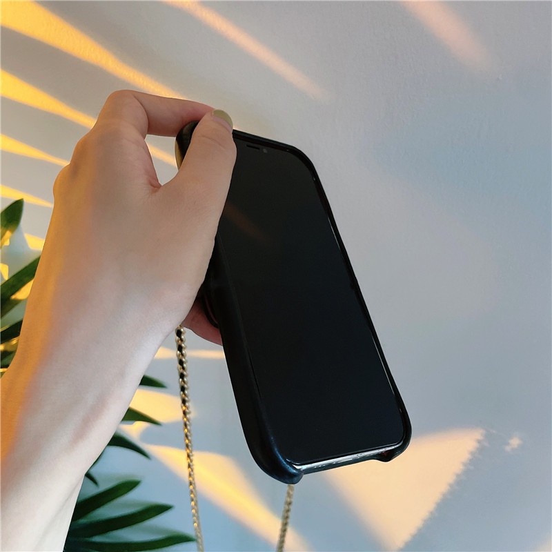 Sang Trọng Ốp Điện Thoại Da Kèm Ngăn Đựng Thẻ Và Dây Đeo Cho iphone 15 14 pro max 13 12 11 pro max 14 plus