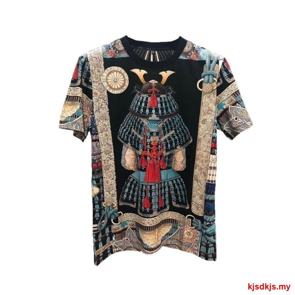 Áo Thun Tay Ngắn Cổ Tròn In Hình Nhân Vật Hoàng Cung Phong Cách Âu Mỹ Thời Trang Mùa Hè Cho Nam