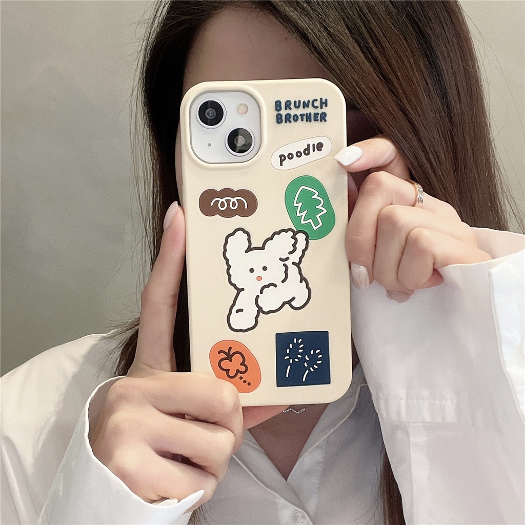 Ốp Điện Thoại Silicone Mềm Ba Chiều Cho iphone Case 14 Pro Max 14 Pro 13 Pro Max 12 Pro Max