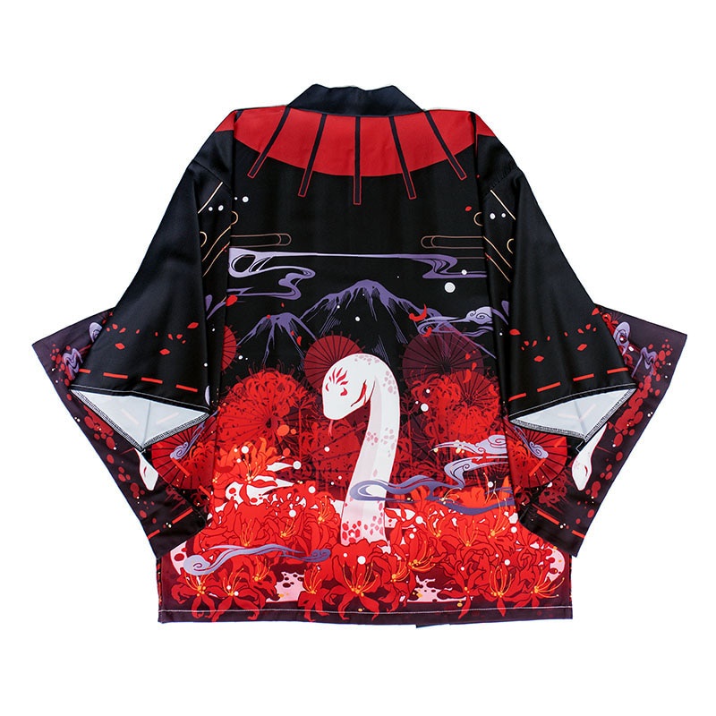 Áo Khoác Kimono 9 Kiểu Haori Dáng Rộng Hóa Trang Đường Phố Samurai Nhật Bản Mới Mùa Hè Cho Nam Và Nữ