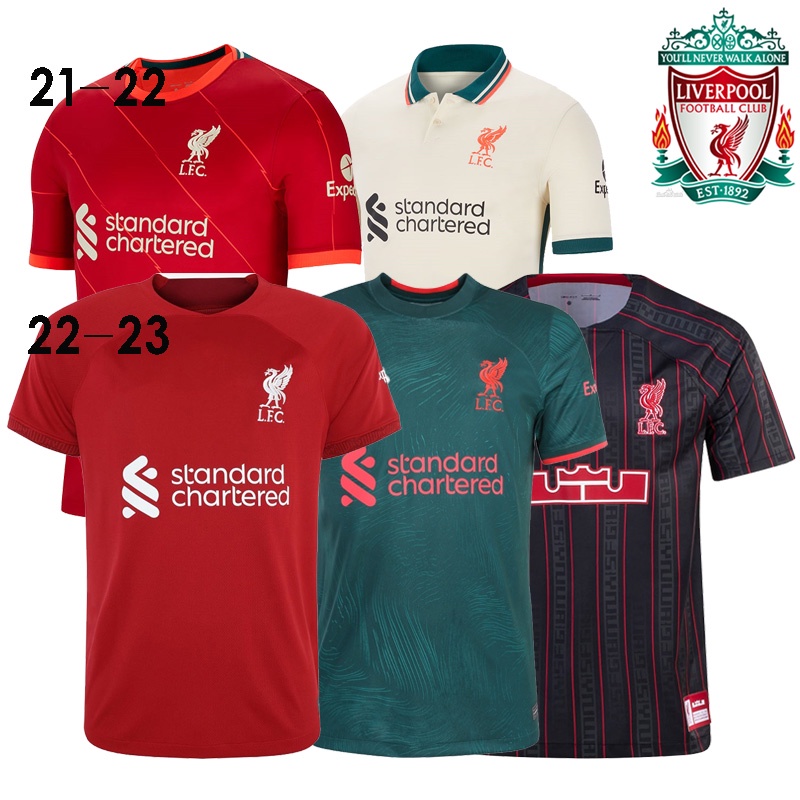 Áo Thun Số 21-22 Màu Đen Đội Tuyển Liverpool 2022 / 2023