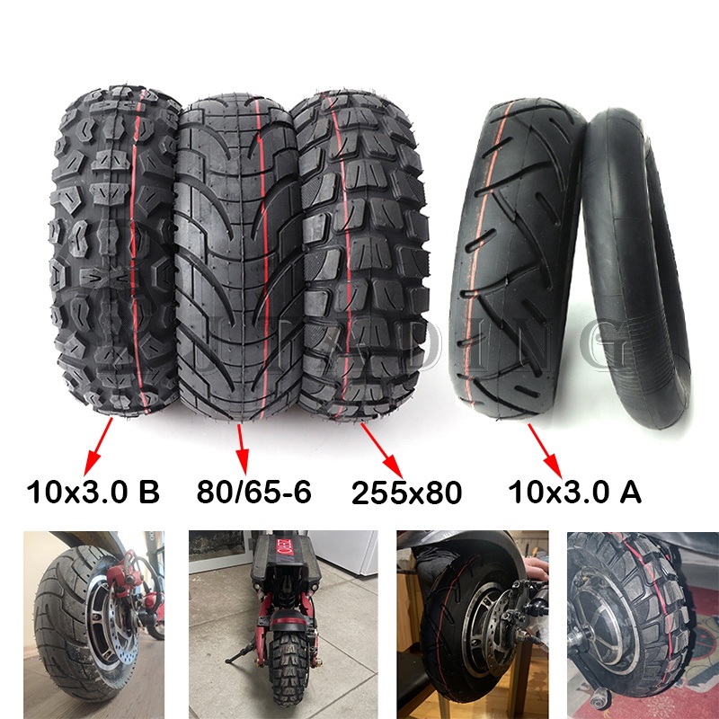 Lốp Xe Và Lốp Xe 10 Inch 255x80 80 / 65-6 10x3.0 Kugoo M4 Pro Go Karts ATV Quadway Zero 10X