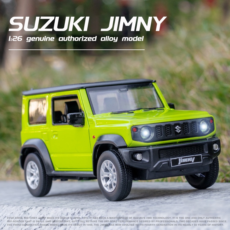 Mô Hình Xe Hơi Suzuki Jimny caipo Bằng Hợp Kim Kẽm Tỉ Lệ 1 / 26