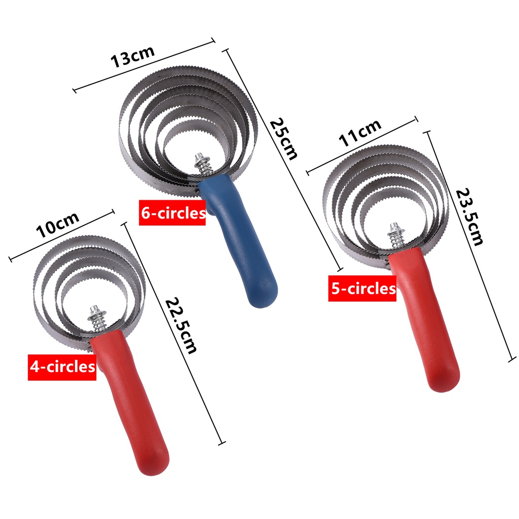 Lược Chải Lông Ngựa 4 / 5 / 6 Vòng Bằng Thép Thoải Mái Cho Thú Cưng