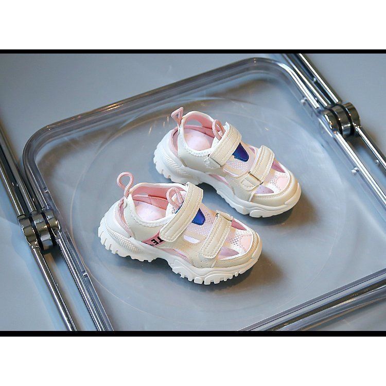 Xăng đan Lưới Thoáng Khí Đế Mềm Cỡ Vừa Và Lớn Thời Trang Mùa Hè Cho Bé Gái