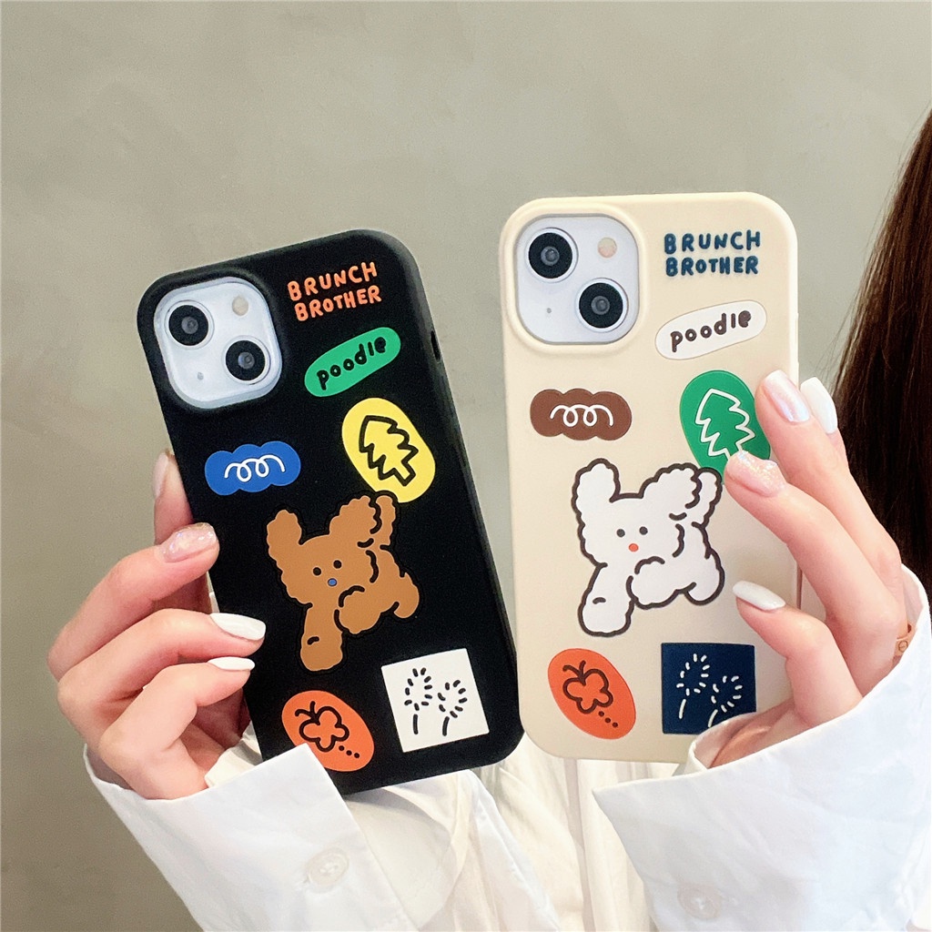 Ốp Điện Thoại Silicone Mềm Ba Chiều Cho iphone Case 14 Pro Max 14 Pro 13 Pro Max 12 Pro Max