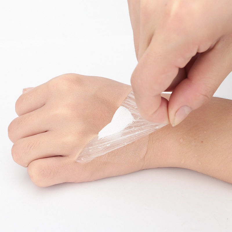 Băng Keo Y Tế PU Trong Suốt Chống Nước Chống Dị Ứng Hỗ Trợ Cố Định Vết Thương Trong Phòng Tắm
