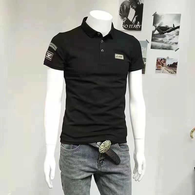 Áo Thun Polo Tay Ngắn Dáng Ôm Phong Cách Hàn Quốc Thời Trang Cao Cấp Cho Nam