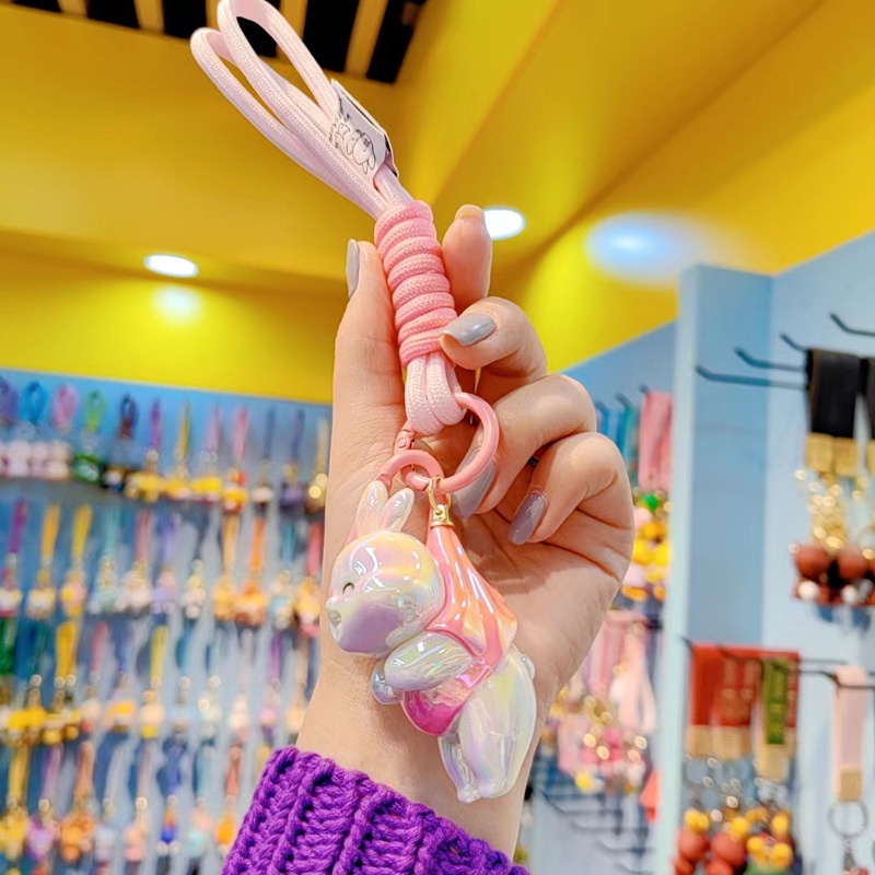Móc Khóa Thỏ Kailin Mạ Điện Nhiều Màu Sắc Dễ Thương