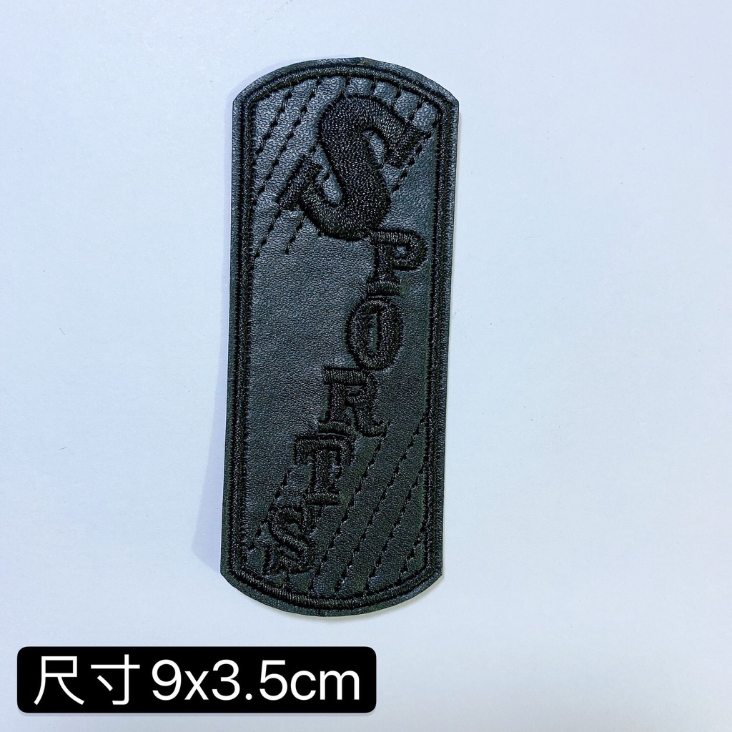 Miếng Da Dán Ủi Lên Ba Lô Và Quần Jean Màu Đen Thêu Họa Tiết Thời Trang DIY