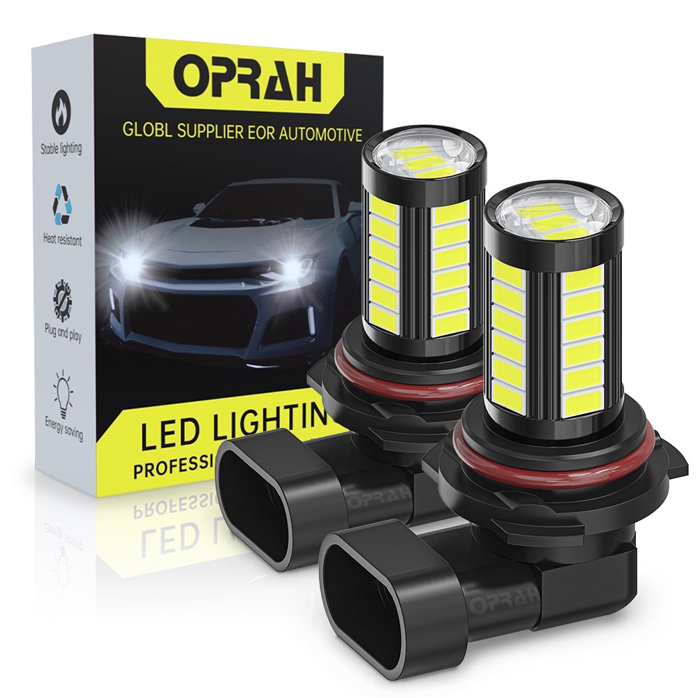 Set 2 Bóng Đèn LED Sương Mù 9006 HB4 H8 H11 H7 5630 33SMD 9005 hb3 H4 Chuyên Dụng Cho Xe Hơi / Xe Máy