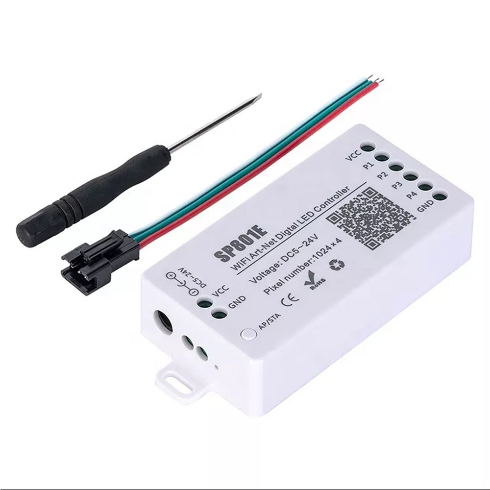 Mô Đun Điều Khiển Đèn LED Ma Thuật Wifi SP801E WS2811 WS2812B Xnbada SP801E WS2811 WS2812B / Xnbada SP801E / 5-244