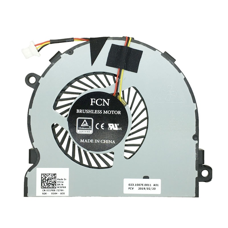Quạt Làm Mát CPU Laptop CHO DELL INSPIRON 3567 V3480 0CGF6X 15-3567 3576 14-3467 3476 5457 pxb3 15