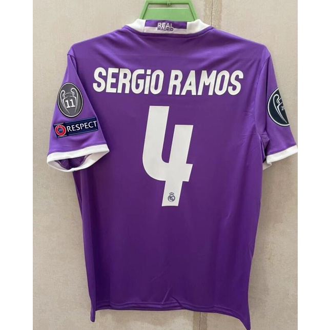 Áo Bóng Đá Dài Tay Real Madrid Mùa Giải 2016 / 2017 16 / 17