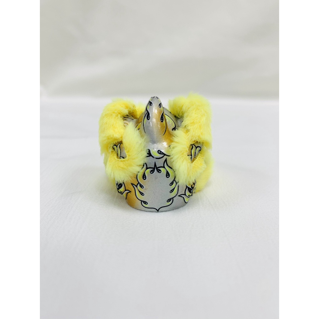 毛毛-将军黄 Móc Khóa Resin Hình Sư Tử Nhảy Múa Thời Trang