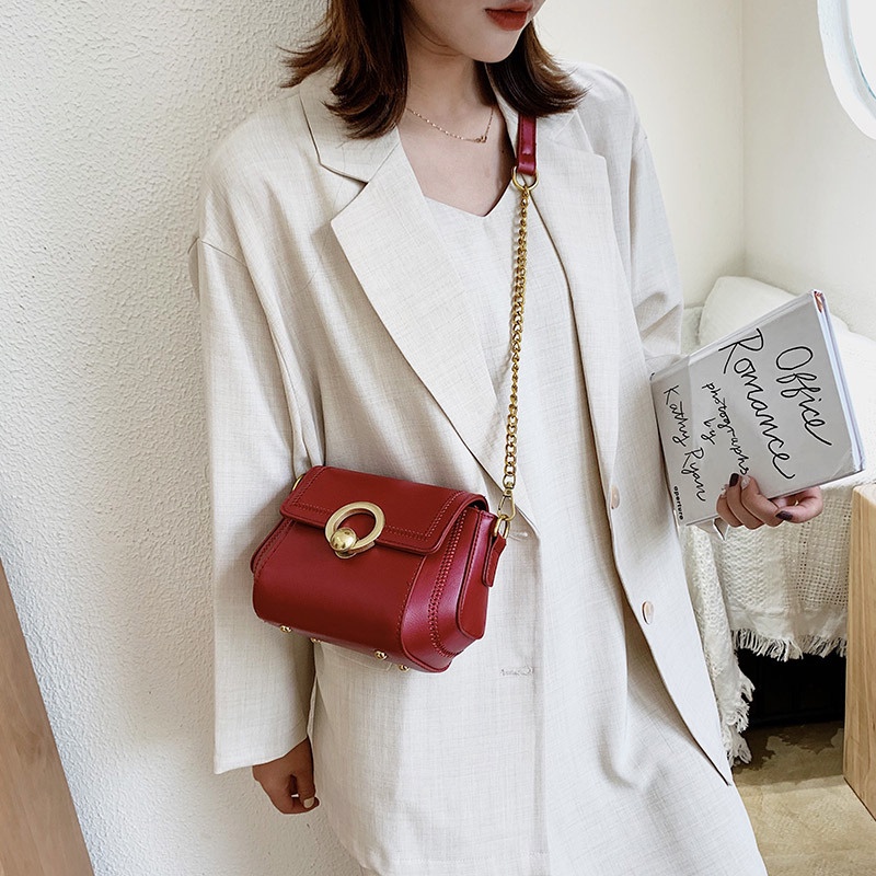 Túi Xách Da Pu Đeo Chéo Thời Trang Hàn Quốc Beg Silang Perempuan Wanita Murah Cantik Cho Nữ