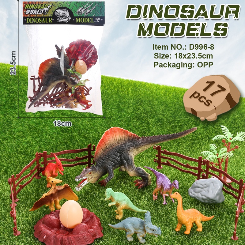 Set 21 Mô Hình Khủng Long Kỷ Jura 17CM Độc Đáo Sống Động