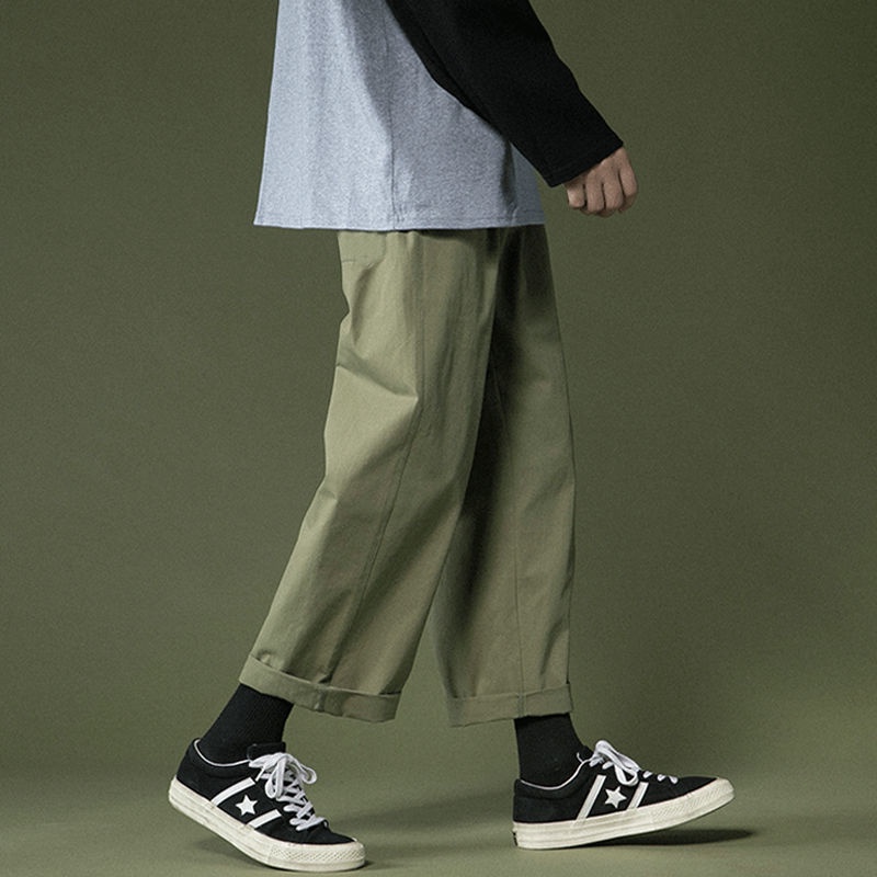 Quần Baggy Thể Thao Dáng Rộng Phong Cách Nhật Bản Thời Trang Xuân Thu Mới Cho Nam