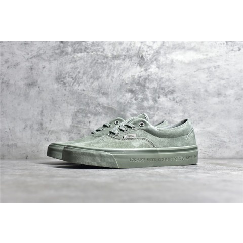 Giày Lười Cổ Thấp Vans Old Skool 36 Dx Classic Màu Xanh Lá / Xám