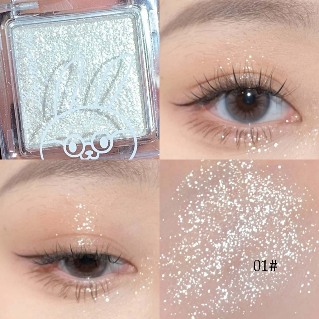 Phấn Bắt Sáng Màu Đơn Sắc Ánh Ngọc Trai Lấp Lánh Không Thấm Nước