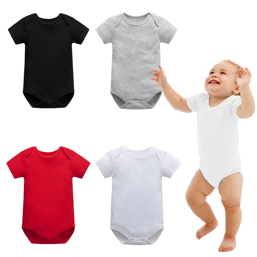 Đồ Áo Liền Quần Màu Sắc Cho Bé Mới Sinh