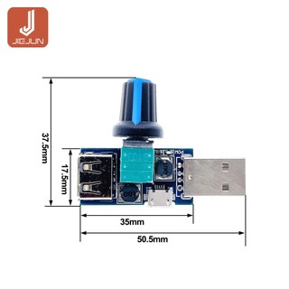 Bộ Điều Chỉnh Tốc Độ Quạt USB DC 4V-12V