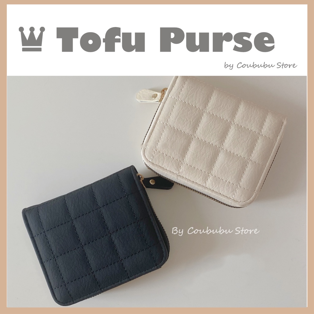 ✿Áo Khoác Coububububu Coububu✿ Ví Ngắn Mini Phối Khóa Kéo Xinh Xắn Theo Phong Cách Nhật Bản Dành Cho Nữ