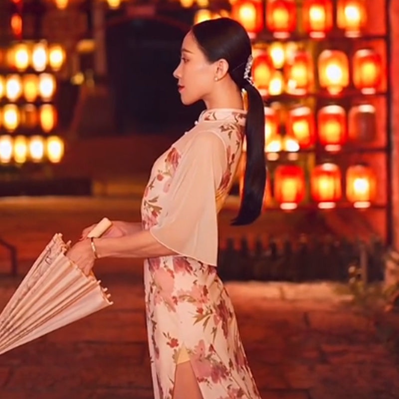 Xia Hui Dù Múa Giấy Dầu 70cm Phong Cách Trung Hoa Cổ Điển