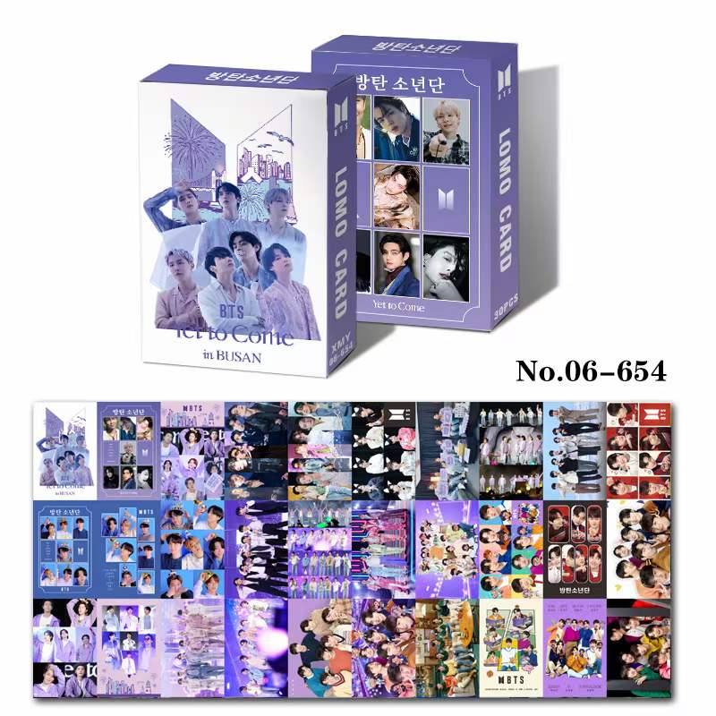Thẻ ảnh lomo nhóm nhạc BTS BTS Yet To Come in Busan