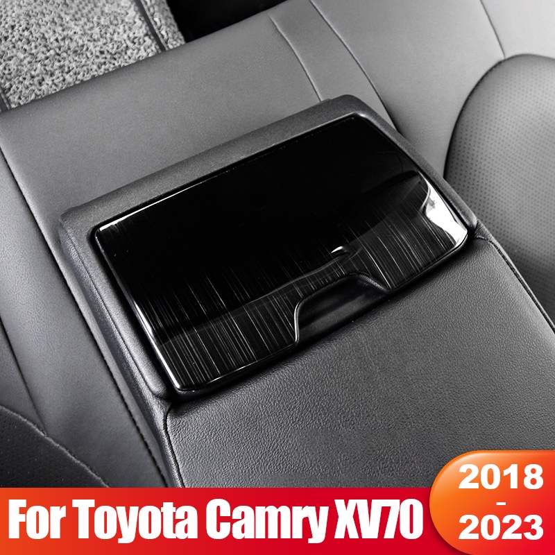 Viền Dán Hộp Tỳ Tay Chống Trầy Cho Xe Hơi Toyota Camry 70 XV70 2018 2019 2020 2021 2022 2023