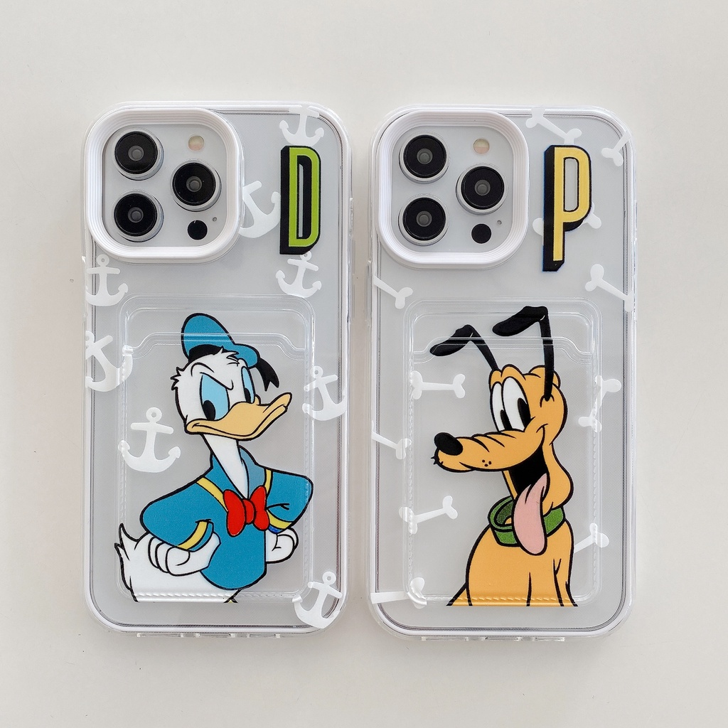 Ốp Điện Thoại Chống Sốc In Hình Vịt Donald Dễ Thương Cho iPhone 14 / 13 / 12 / 11 / X / 8 / 7P / 6P / 6
