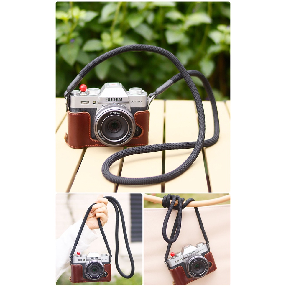Dây Đeo Máy Ảnh SLR Bằng Nylon Phong Cách Retro