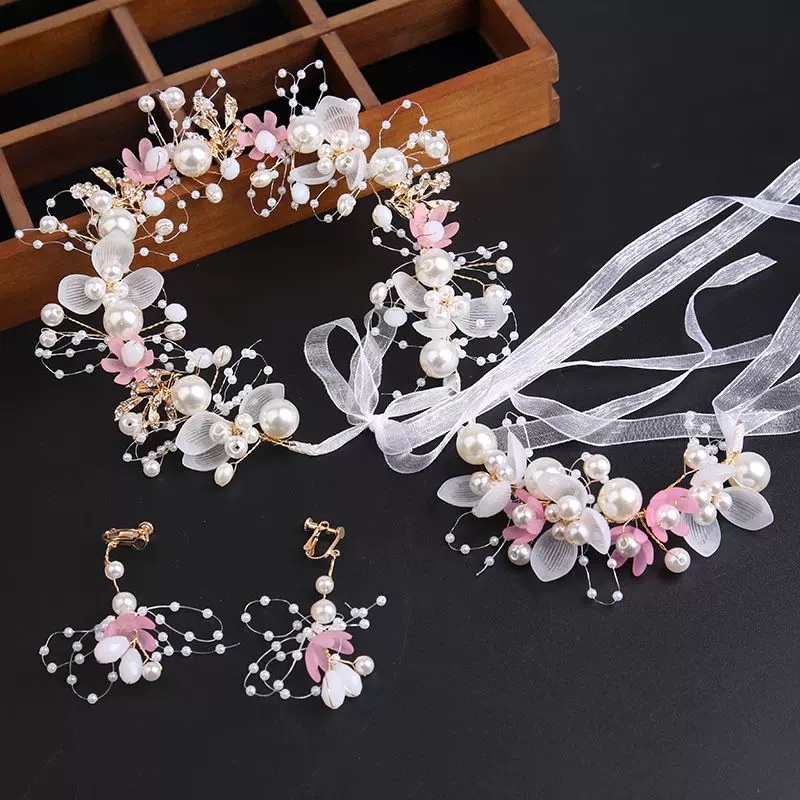 Vòng Hoa Đội Đầu Kiểu Công Chúa Dùng Làm Đạo Cụ Chụp Ảnh Cho Bé Gái Mới
