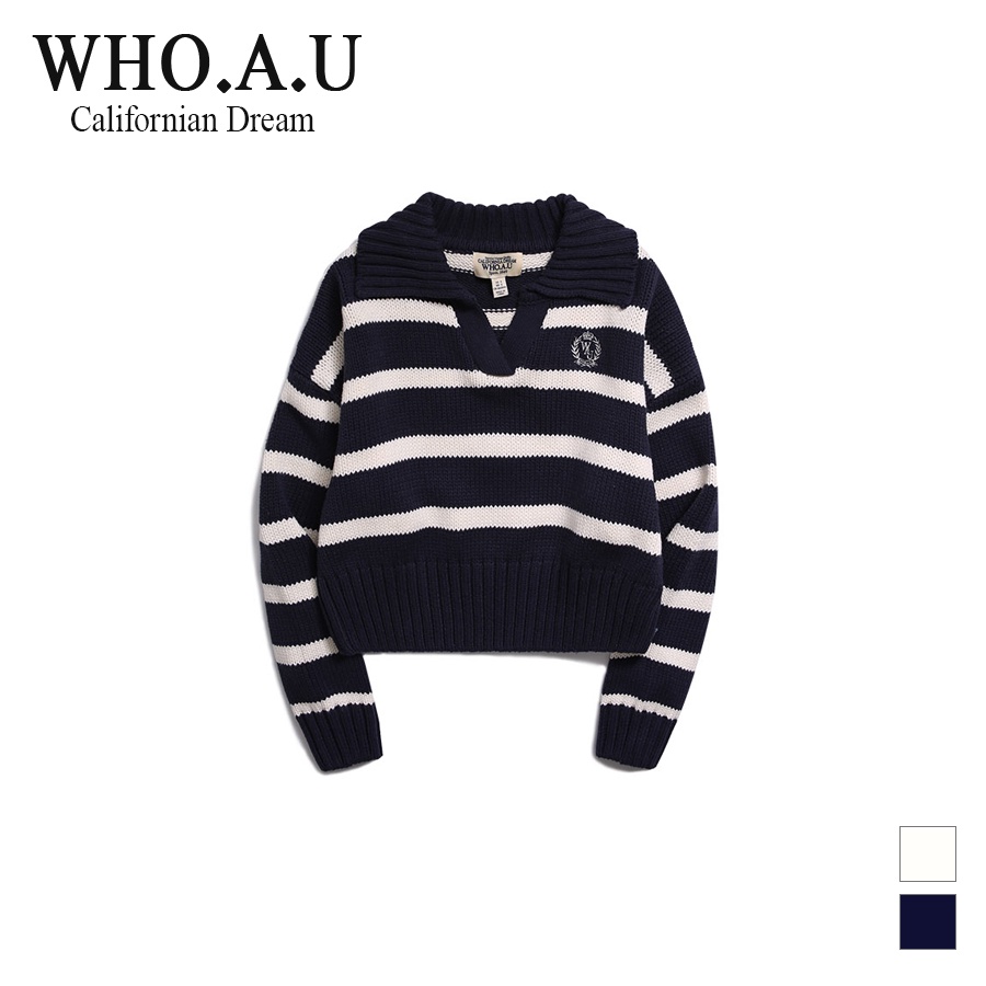 Biểu Tượng Áo Pull Cổ Sọc | Whkad2391f