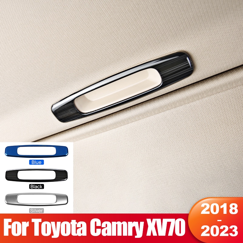 1 Miếng Dán Công Tắc Cửa Xe Hơi Bằng Thép Không Gỉ Cho Toyota Camry 70 XV70 2018 2019 2020 2021 2022 2023