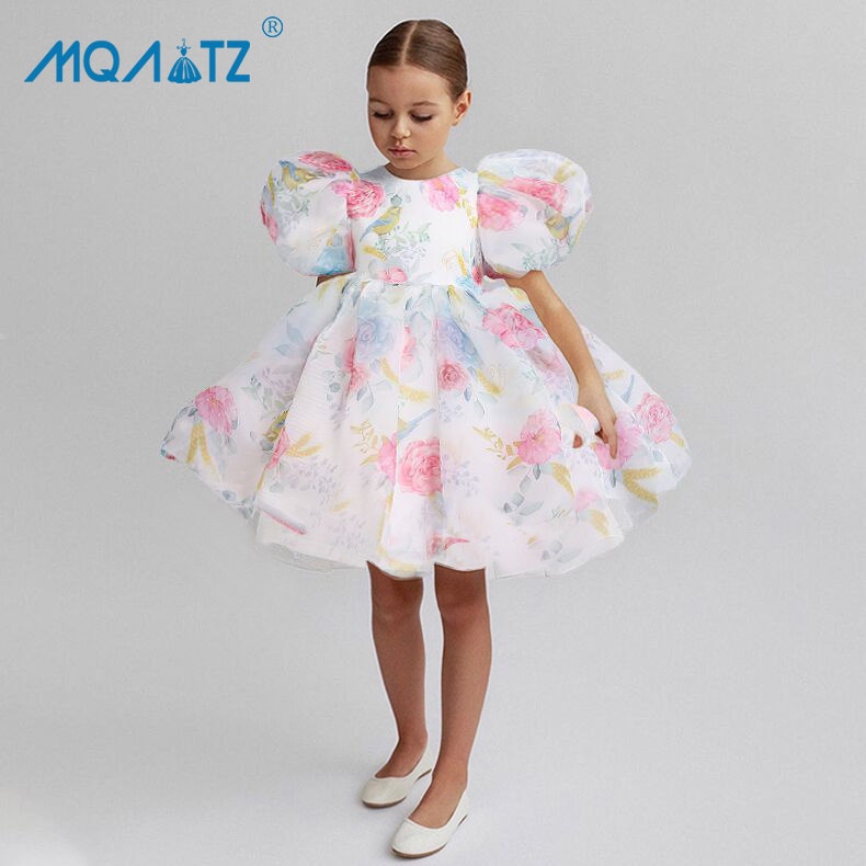 Đầm Xòe Công Chúa Bằng Vải Organza Nhiều Màu Sắc Dành Cho Bé Gái L5523