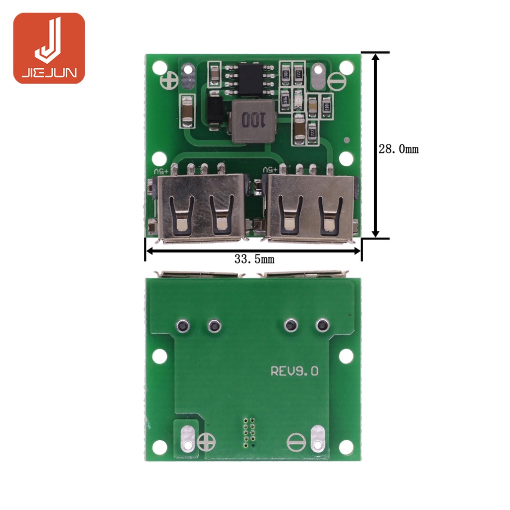 Mô Đun Hạ Áp 9V 12V 24V Xuống 5V DC-DC 3A Sạc Điện Áp 6-26V DC-DC Chuyên Dụng Cho Xe Hơi