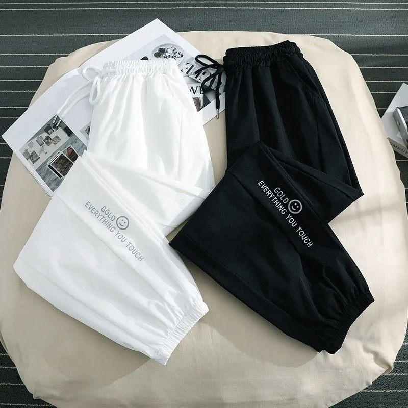 M-4xl! Quần Dài Có Dây Đeo Mềm Mại Khô Nhanh in Họa Tiết Phong Cách Hàn Quốc Thời Trang Cho Nữ❤ K0ao K0AO