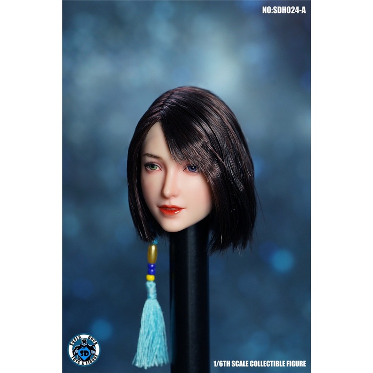 Mô Hình Điêu Khắc Đầu Cô Gái Tỉ Lệ 1 / 6 SDH024 2B 12 "