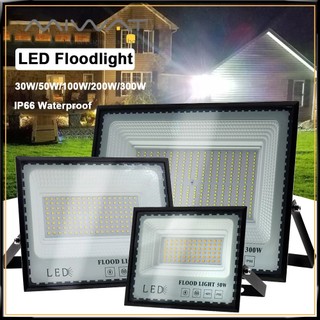 Đèn led chiếu sáng ngoài trời miwat 50w 100w 200w 300w ac 220v ip66 siêu sáng chống thấm nước