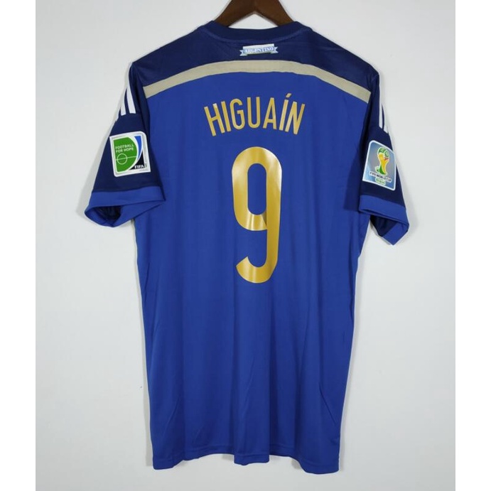 Áo Thun Đá Banh Tay Ngắn / Dài Kiểu Đội Tuyển Quốc Gia Argentina 2014