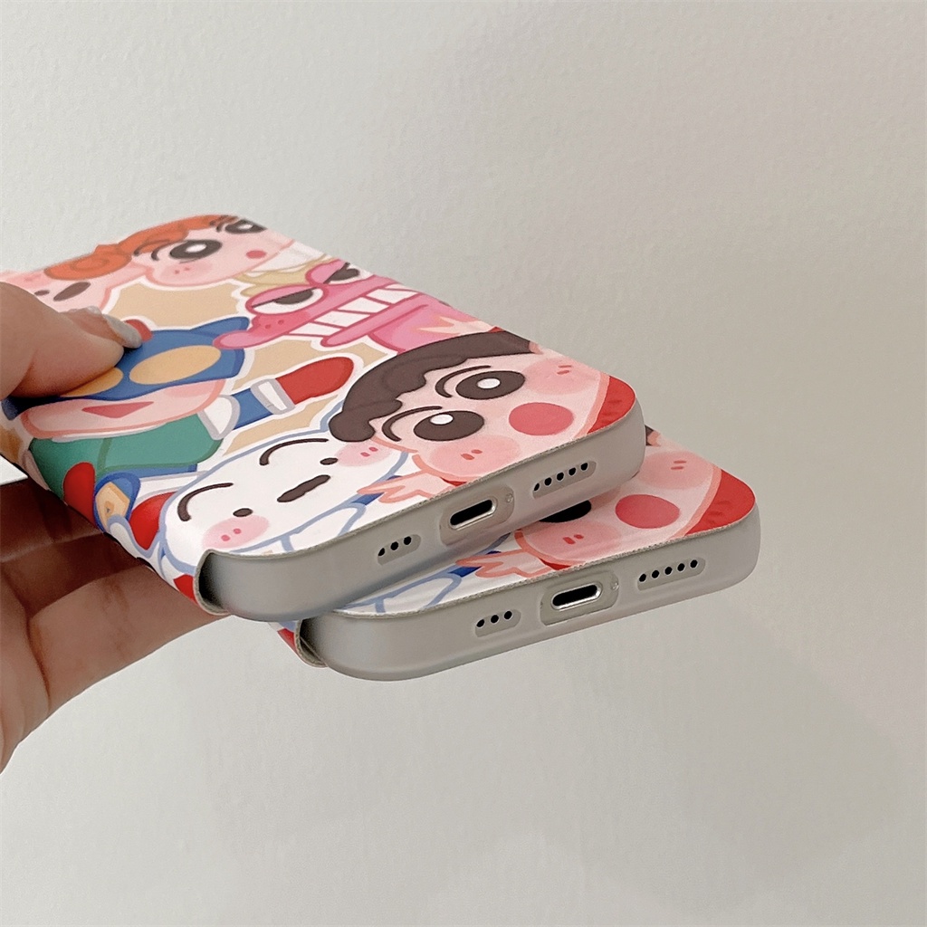 Ốp Điện Thoại TPU Mềm Họa Tiết Cậu Bé Bút Chì Cho iphone 14 Pro Max 13 Pro Max 12 Pro Max